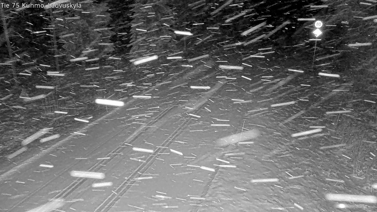 Kelikamerat Kuva Tie 75 Kuhmo, Lauvuskylä, Kuhmo, Kainuu