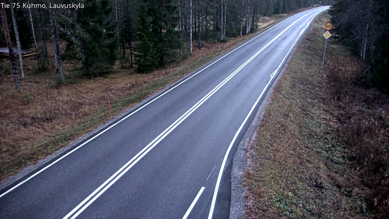 Kelikamerat Kuva Tie 75 Kuhmo, Lauvuskylä, Kuhmo, Kainuu