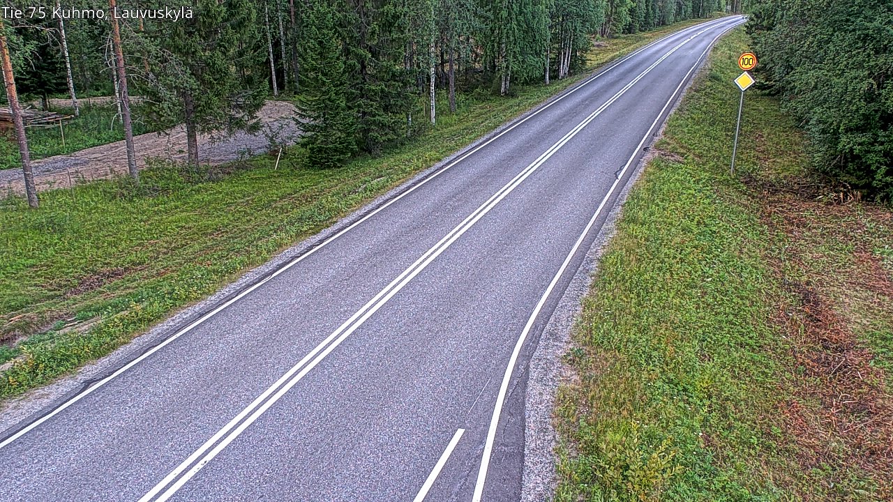 Kelikamerat Kuva Tie 75 Kuhmo, Lauvuskylä, Kuhmo, Kainuu