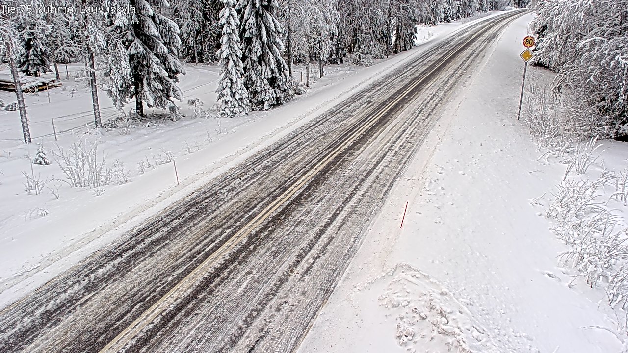 Kelikamerat Kuva Tie 75 Kuhmo, Lauvuskylä, Kuhmo, Kainuu