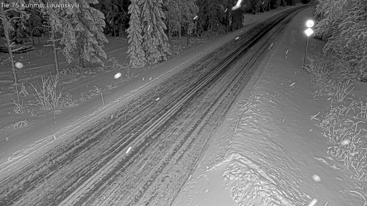 Kelikamerat Kuva Tie 75 Kuhmo, Lauvuskylä, Kuhmo, Kainuu