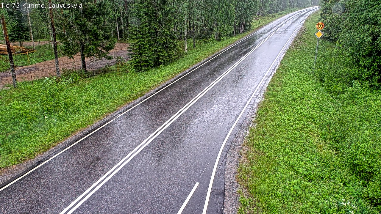 Kelikamerat Kuva Tie 75 Kuhmo, Lauvuskylä, Kuhmo, Kainuu