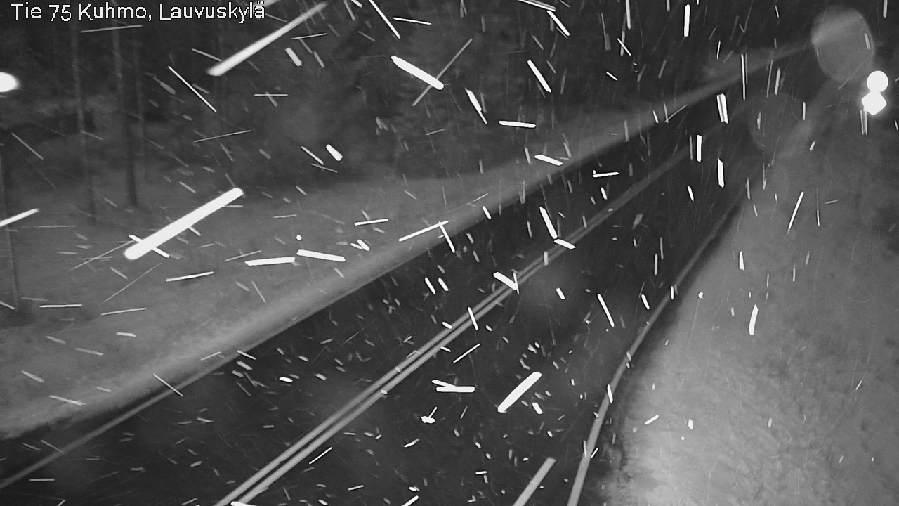 Weather Camera Image Road 75 Kuhmo, Lauvuskylä, Kuhmo, Kainuu