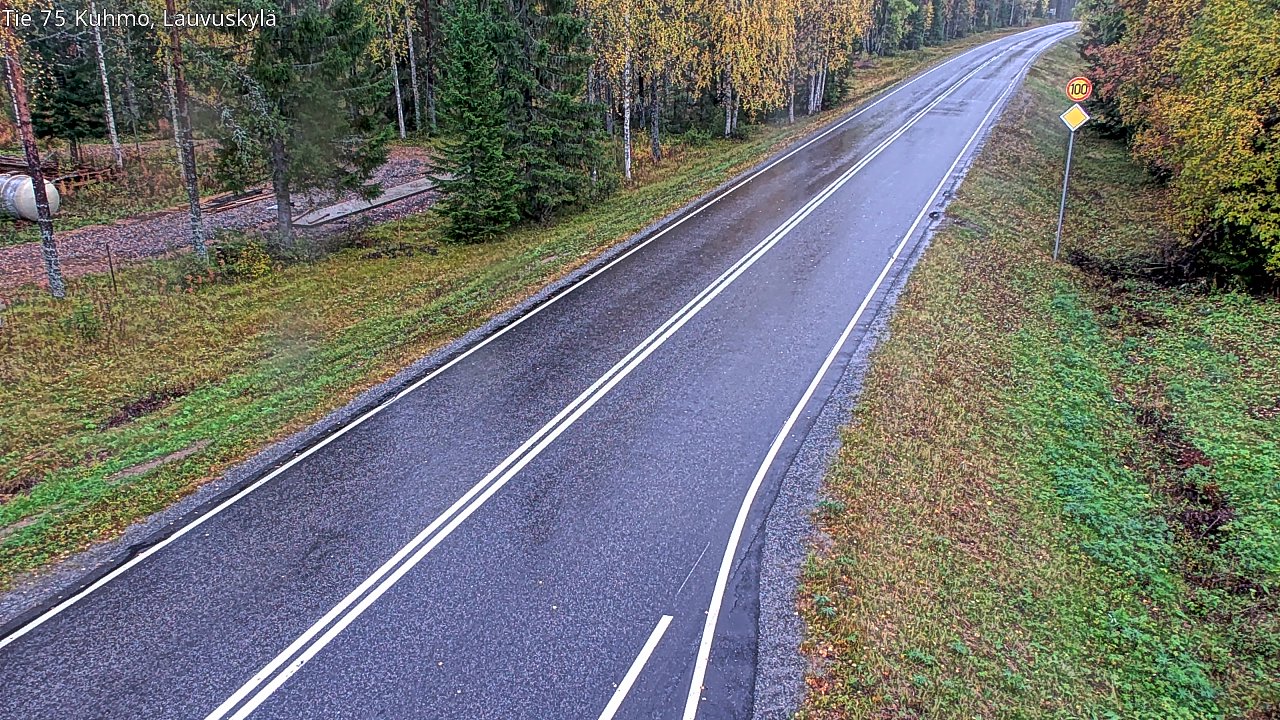 Kelikamerat Kuva Tie 75 Kuhmo, Lauvuskylä, Kuhmo, Kainuu