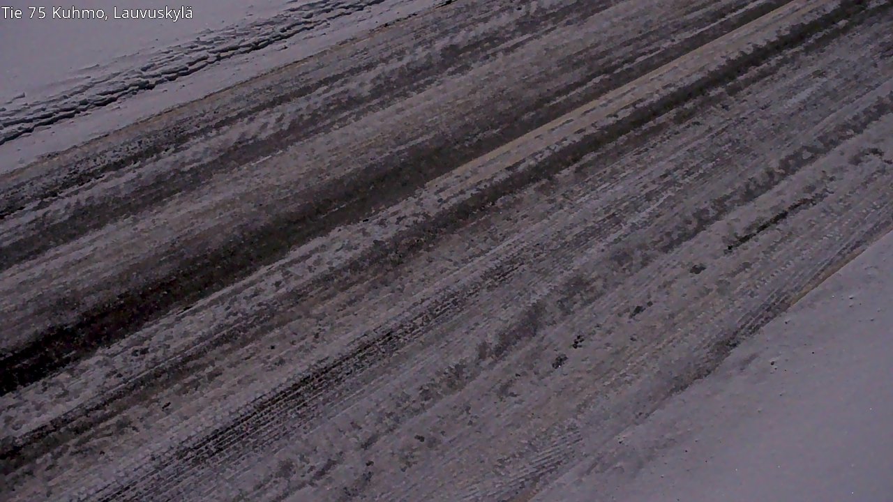 Weather Camera Image Road 75 Kuhmo, Lauvuskylä, Kuhmo, Kainuu