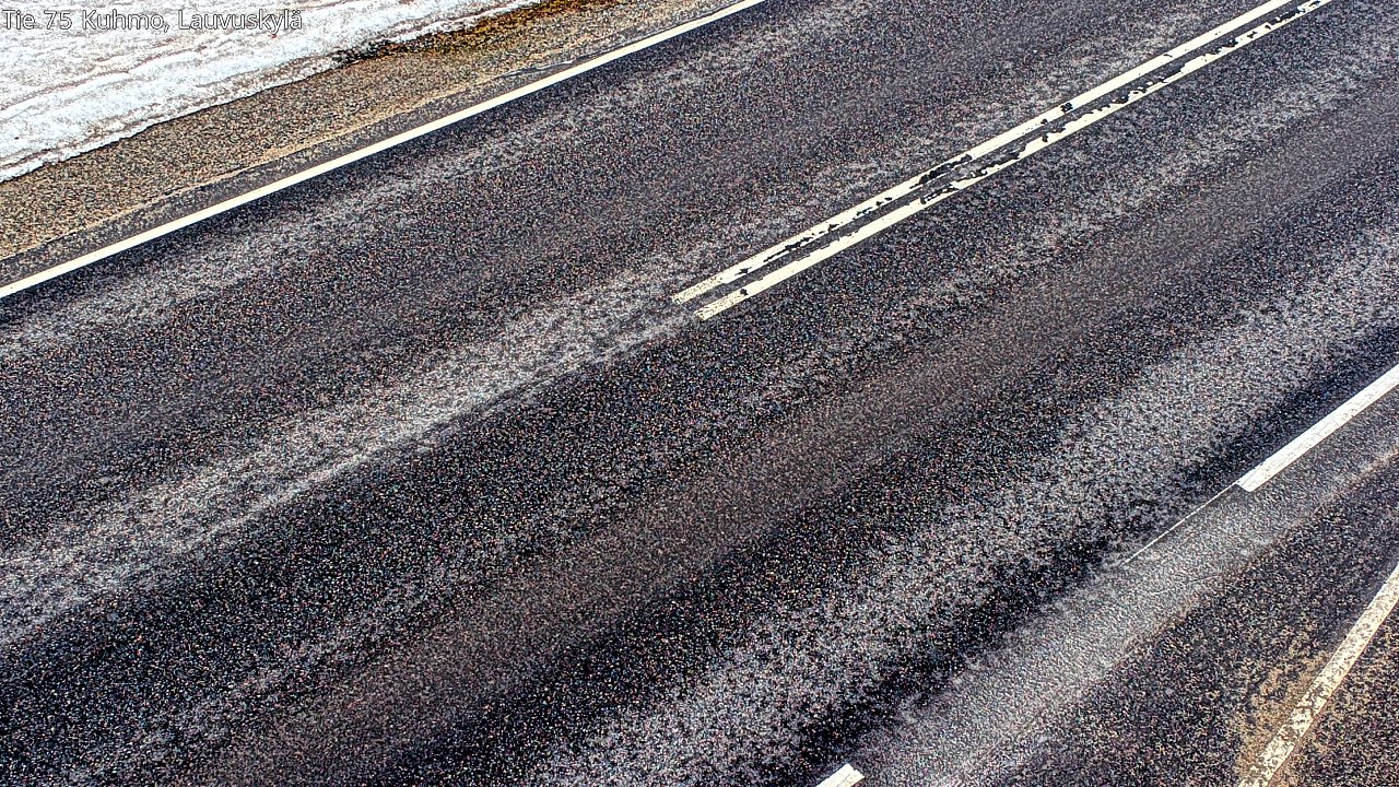 Weather Camera Image Road 75 Kuhmo, Lauvuskylä, Kuhmo, Kainuu