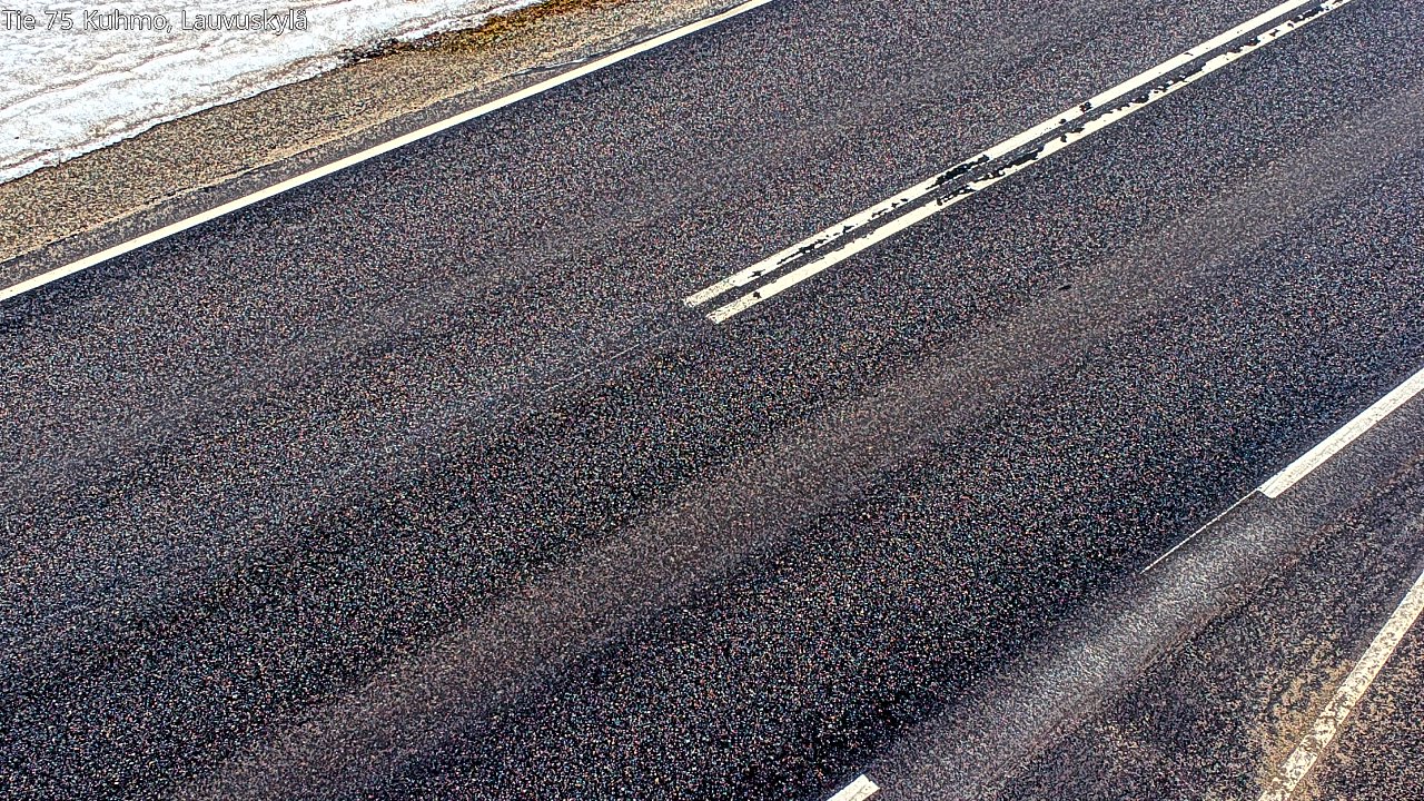 Weather Camera Image Road 75 Kuhmo, Lauvuskylä, Kuhmo, Kainuu