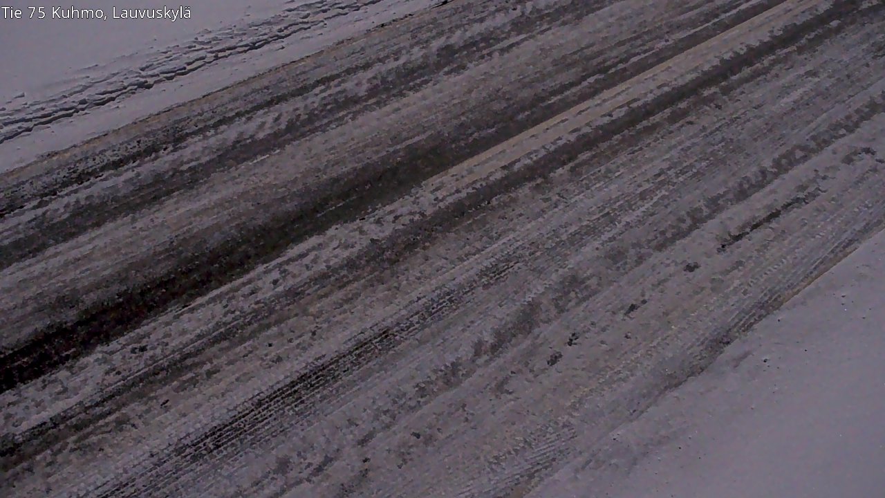 Weather Camera Image Road 75 Kuhmo, Lauvuskylä, Kuhmo, Kainuu