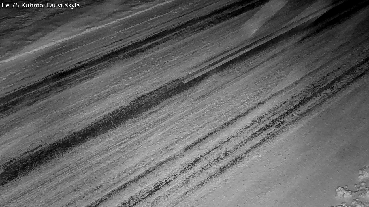 Weather Camera Image Väg 75 Kuhmo, Lauvuskylä, Kuhmo, Kainuu