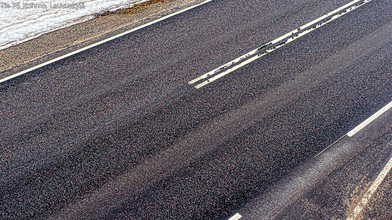 Weather Camera Image Road 75 Kuhmo, Lauvuskylä, Kuhmo, Kainuu