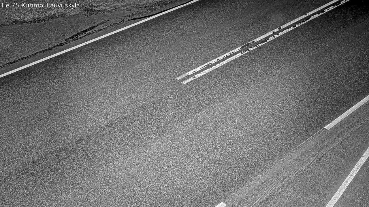 Weather Camera Image Väg 75 Kuhmo, Lauvuskylä, Kuhmo, Kainuu