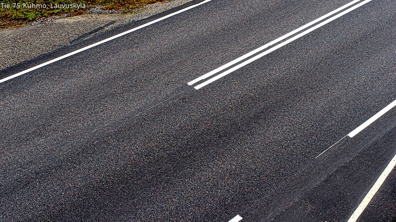 Weather Camera Image Väg 75 Kuhmo, Lauvuskylä, Kuhmo, Kainuu