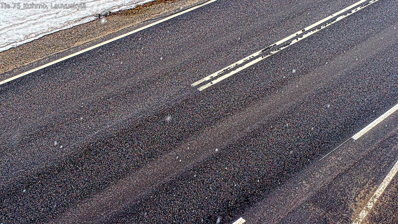 Weather Camera Image Road 75 Kuhmo, Lauvuskylä, Kuhmo, Kainuu