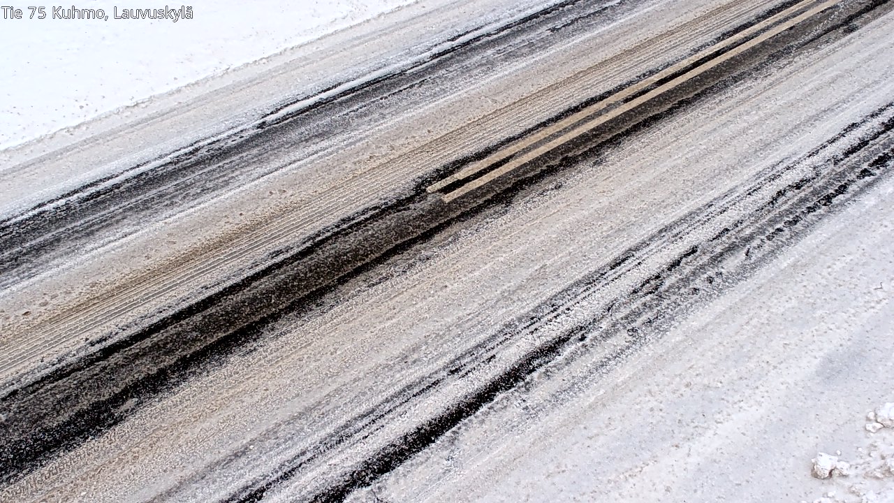 Weather Camera Image Väg 75 Kuhmo, Lauvuskylä, Kuhmo, Kainuu