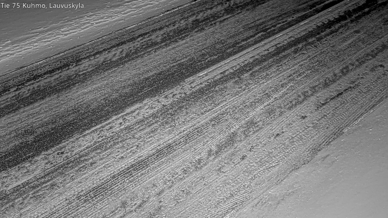 Weather Camera Image Väg 75 Kuhmo, Lauvuskylä, Kuhmo, Kainuu