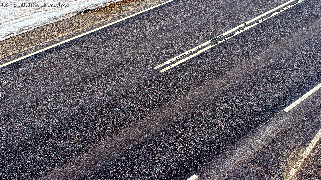 Weather Camera Image Road 75 Kuhmo, Lauvuskylä, Kuhmo, Kainuu