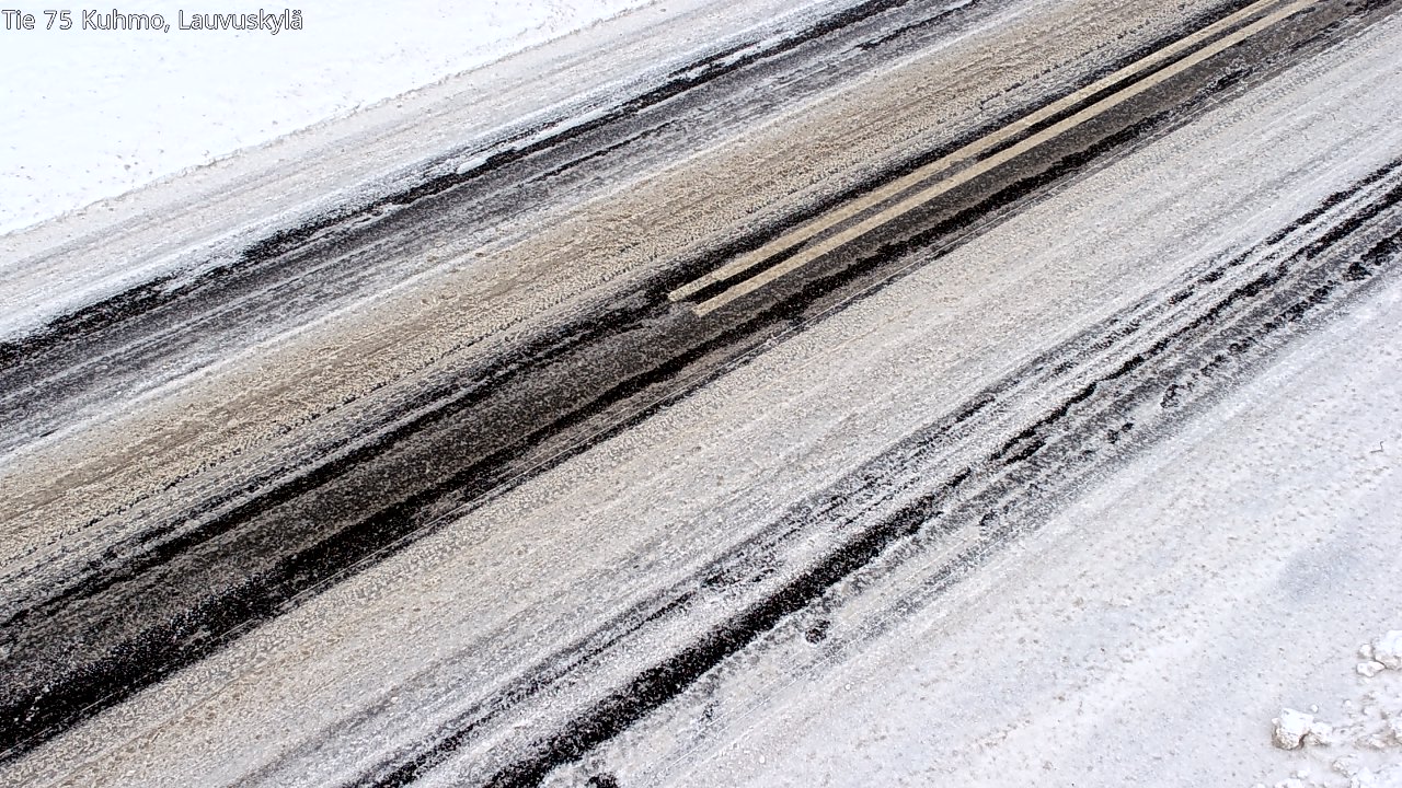 Weather Camera Image Väg 75 Kuhmo, Lauvuskylä, Kuhmo, Kainuu