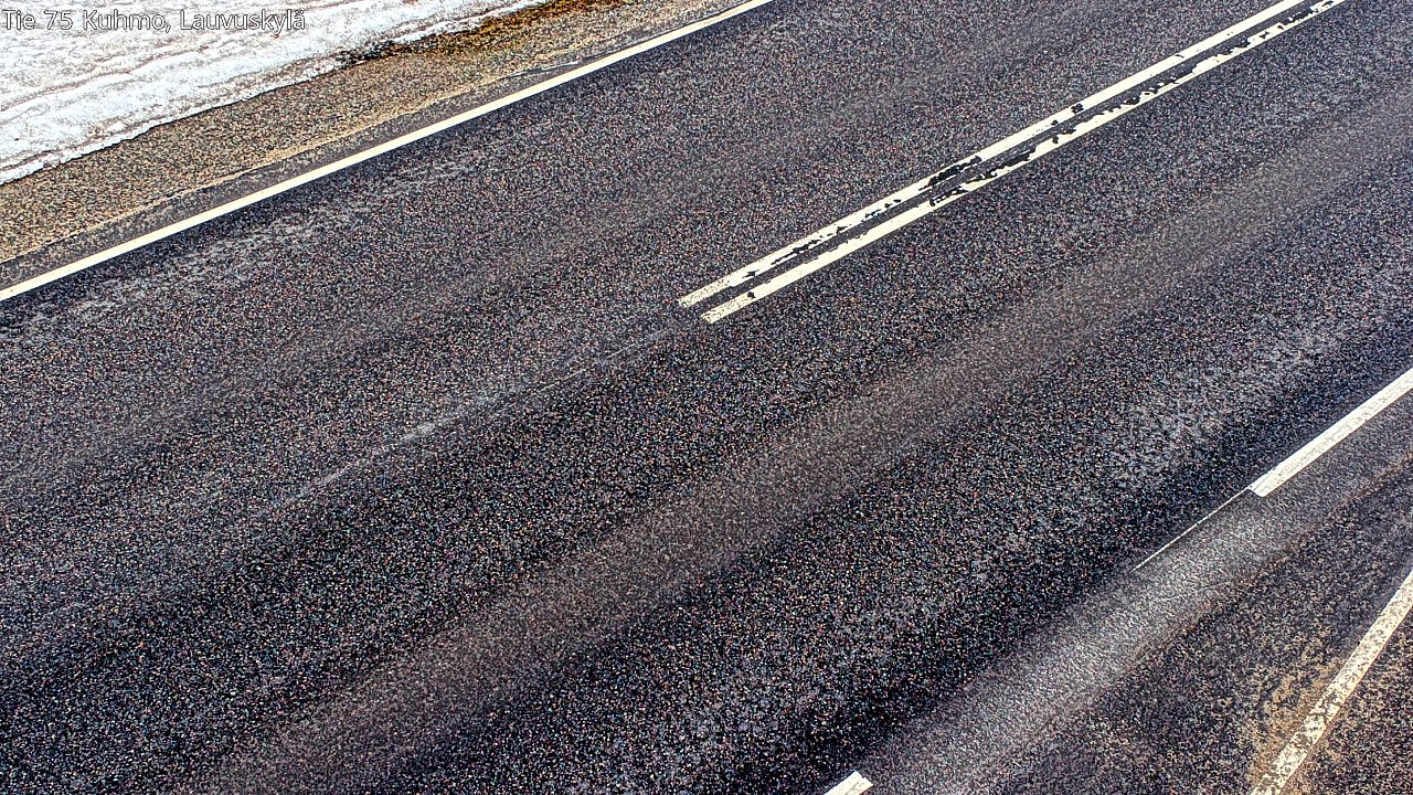Weather Camera Image Road 75 Kuhmo, Lauvuskylä, Kuhmo, Kainuu