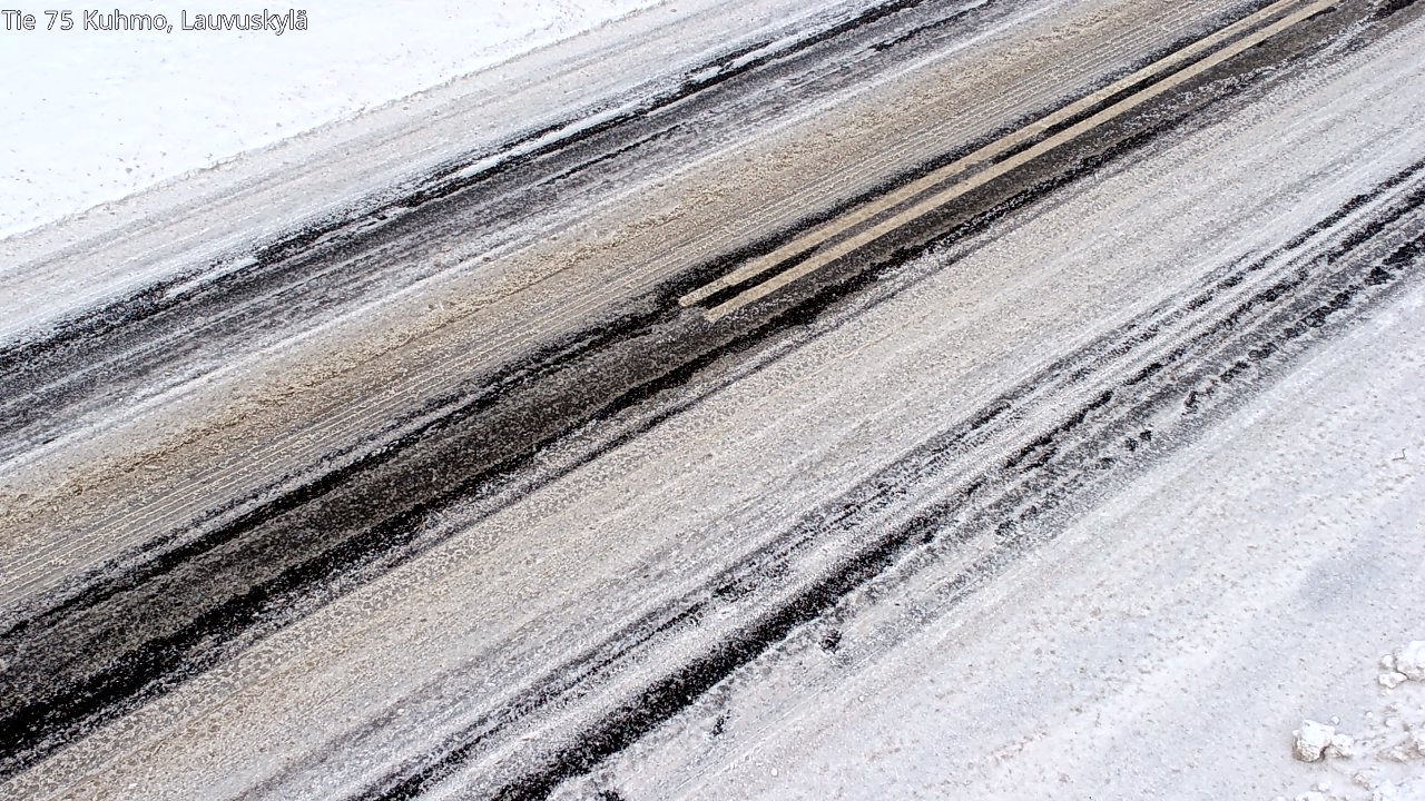 Weather Camera Image Väg 75 Kuhmo, Lauvuskylä, Kuhmo, Kainuu