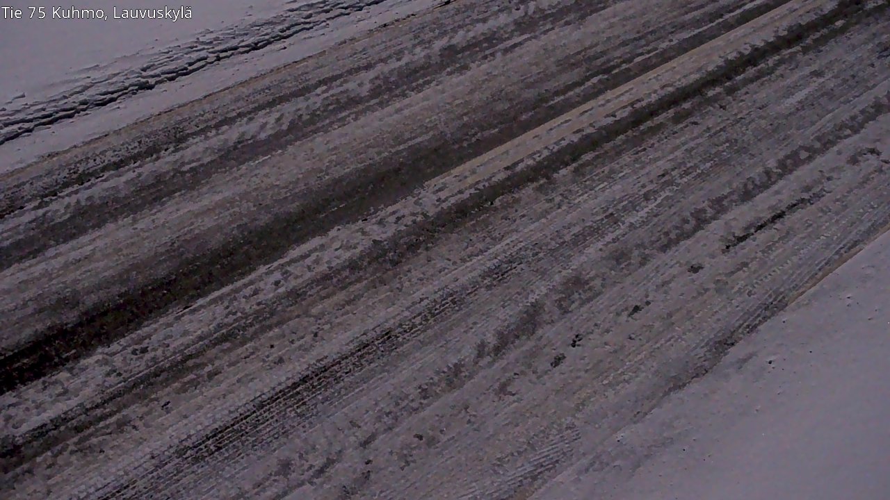 Weather Camera Image Road 75 Kuhmo, Lauvuskylä, Kuhmo, Kainuu