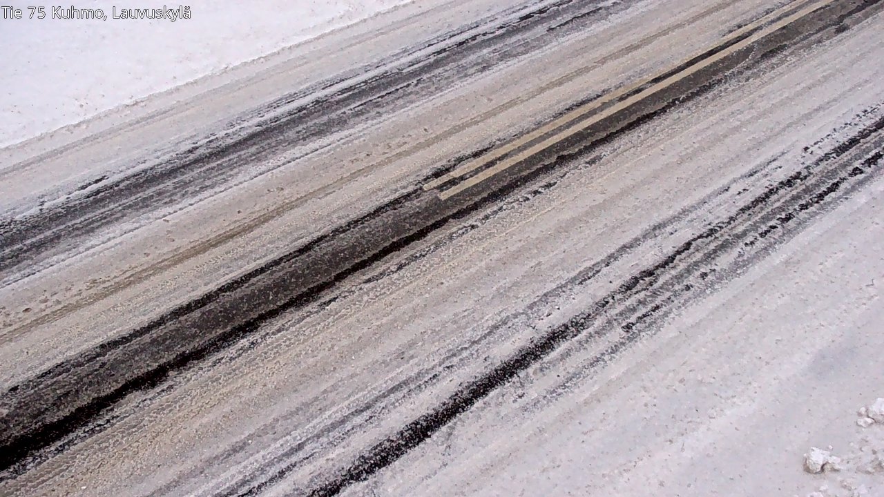 Weather Camera Image Väg 75 Kuhmo, Lauvuskylä, Kuhmo, Kainuu