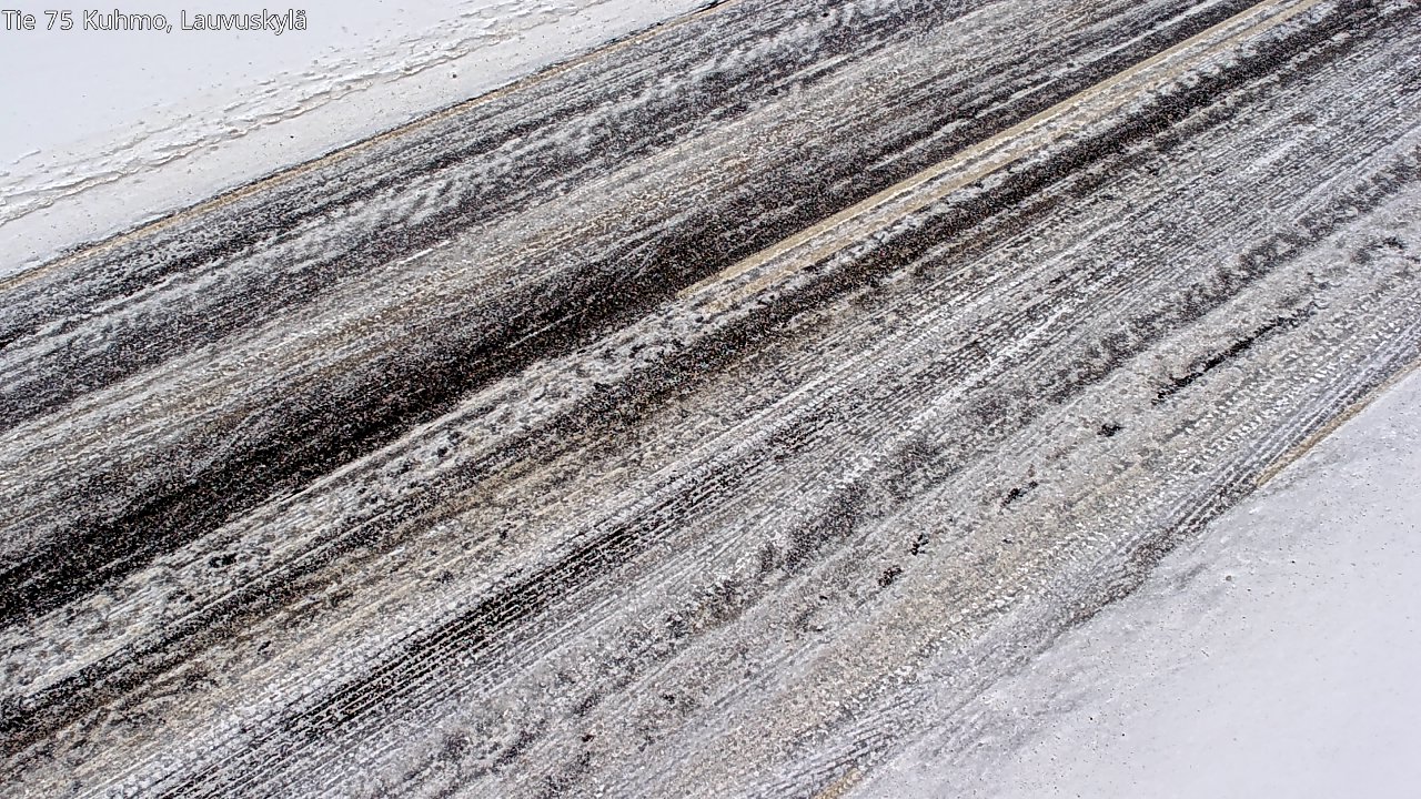 Weather Camera Image Road 75 Kuhmo, Lauvuskylä, Kuhmo, Kainuu