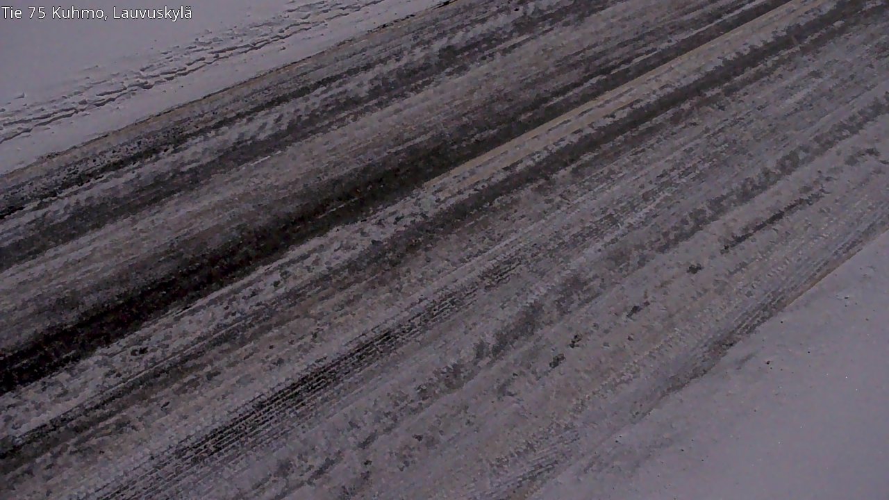 Weather Camera Image Road 75 Kuhmo, Lauvuskylä, Kuhmo, Kainuu