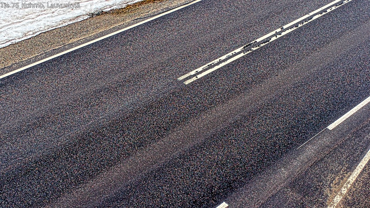 Weather Camera Image Road 75 Kuhmo, Lauvuskylä, Kuhmo, Kainuu