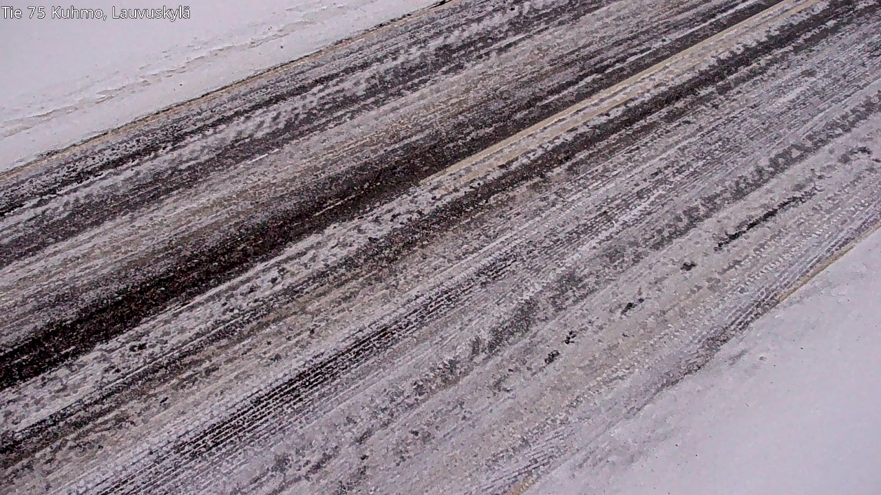 Weather Camera Image Road 75 Kuhmo, Lauvuskylä, Kuhmo, Kainuu