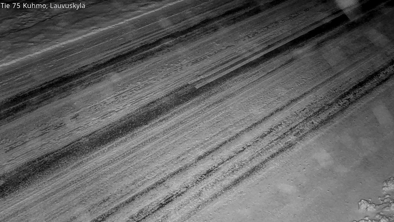 Weather Camera Image Väg 75 Kuhmo, Lauvuskylä, Kuhmo, Kainuu
