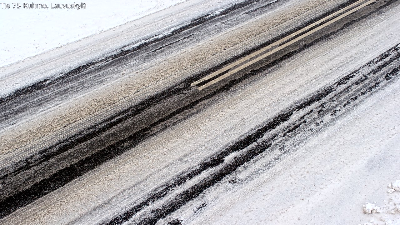 Weather Camera Image Väg 75 Kuhmo, Lauvuskylä, Kuhmo, Kainuu