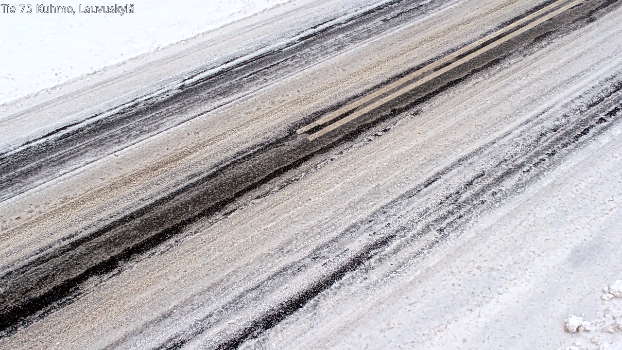 Weather Camera Image Väg 75 Kuhmo, Lauvuskylä, Kuhmo, Kainuu