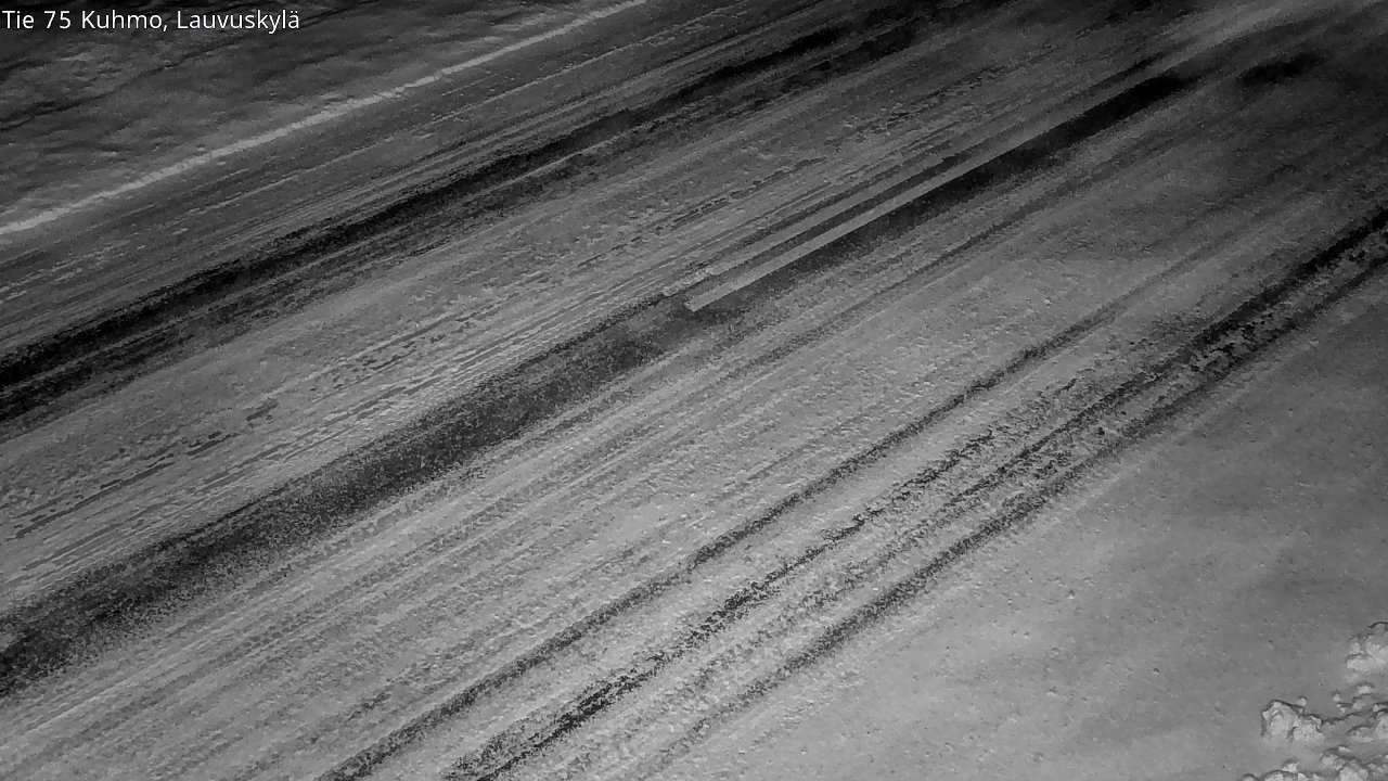 Weather Camera Image Väg 75 Kuhmo, Lauvuskylä, Kuhmo, Kainuu