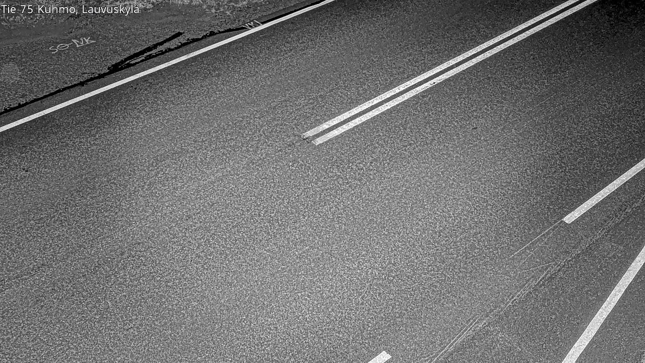 Weather Camera Image Road 75 Kuhmo, Lauvuskylä, Kuhmo, Kainuu