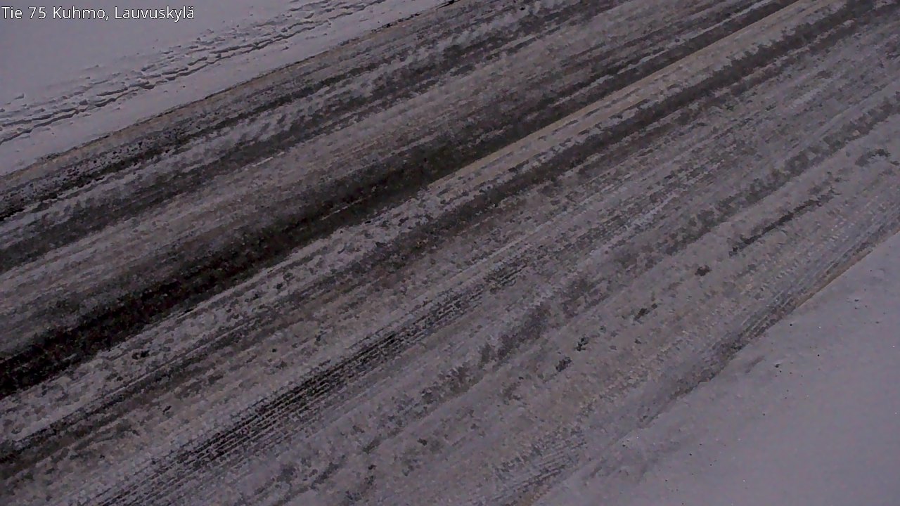 Weather Camera Image Road 75 Kuhmo, Lauvuskylä, Kuhmo, Kainuu