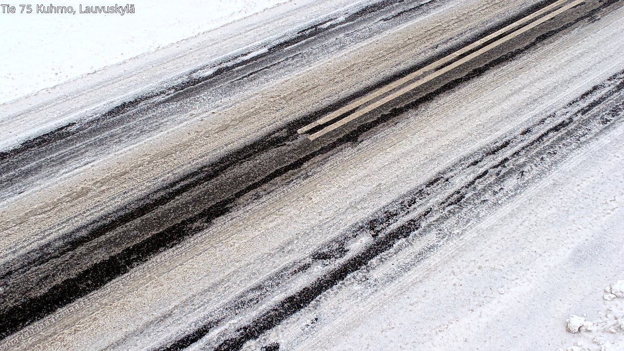 Weather Camera Image Väg 75 Kuhmo, Lauvuskylä, Kuhmo, Kainuu