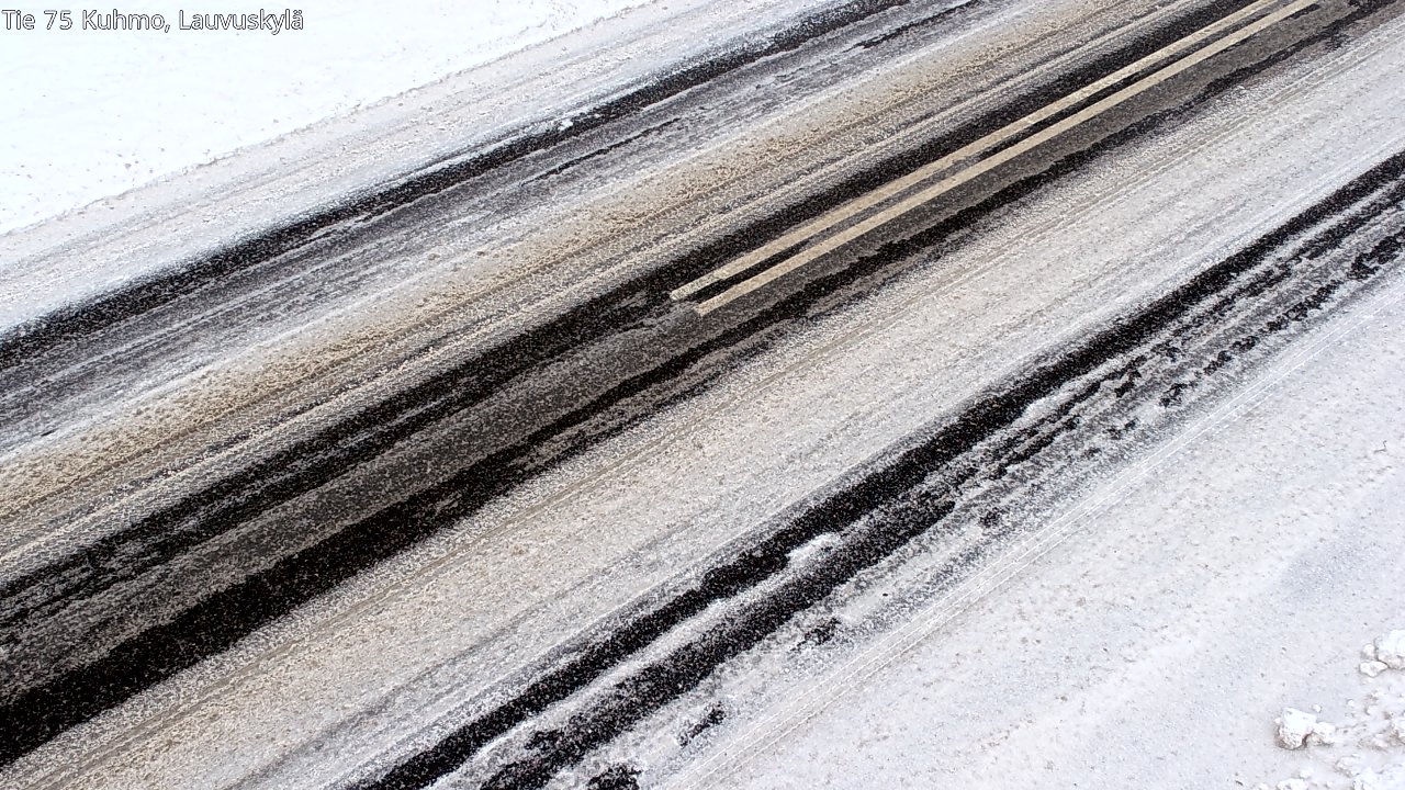 Weather Camera Image Väg 75 Kuhmo, Lauvuskylä, Kuhmo, Kainuu