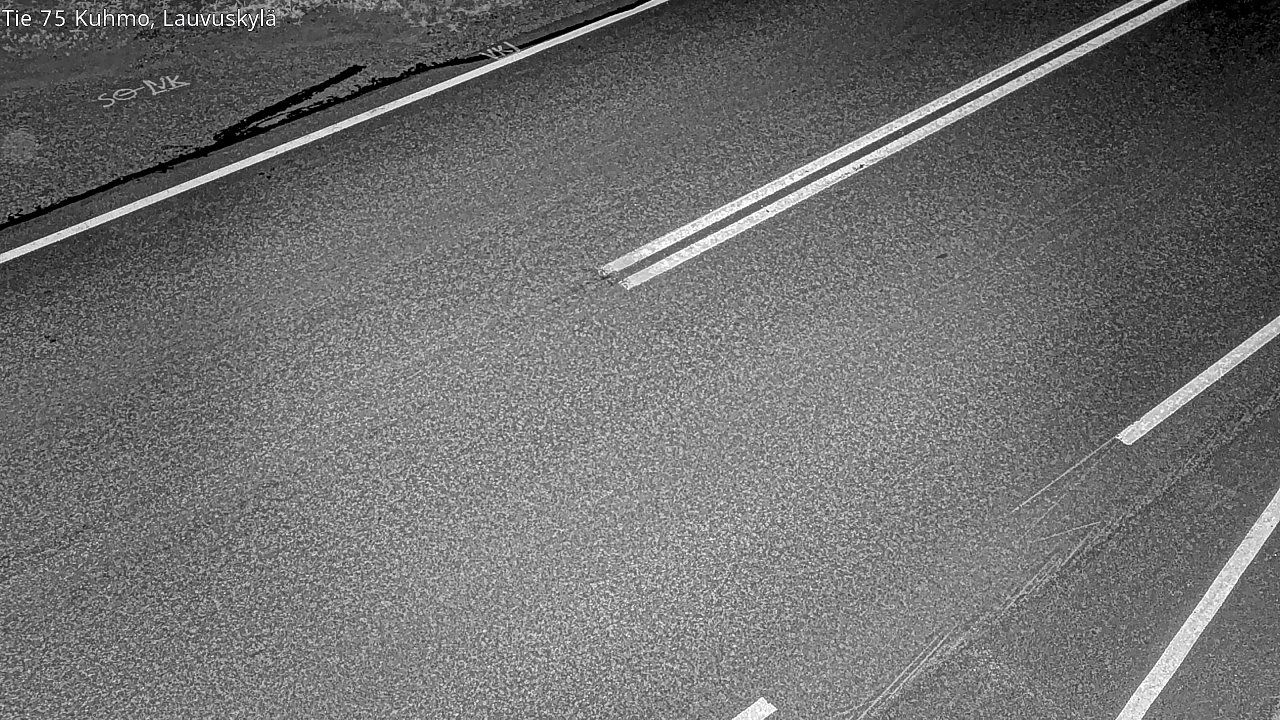 Weather Camera Image Road 75 Kuhmo, Lauvuskylä, Kuhmo, Kainuu