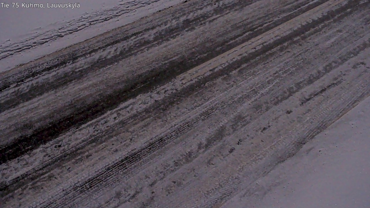 Weather Camera Image Road 75 Kuhmo, Lauvuskylä, Kuhmo, Kainuu