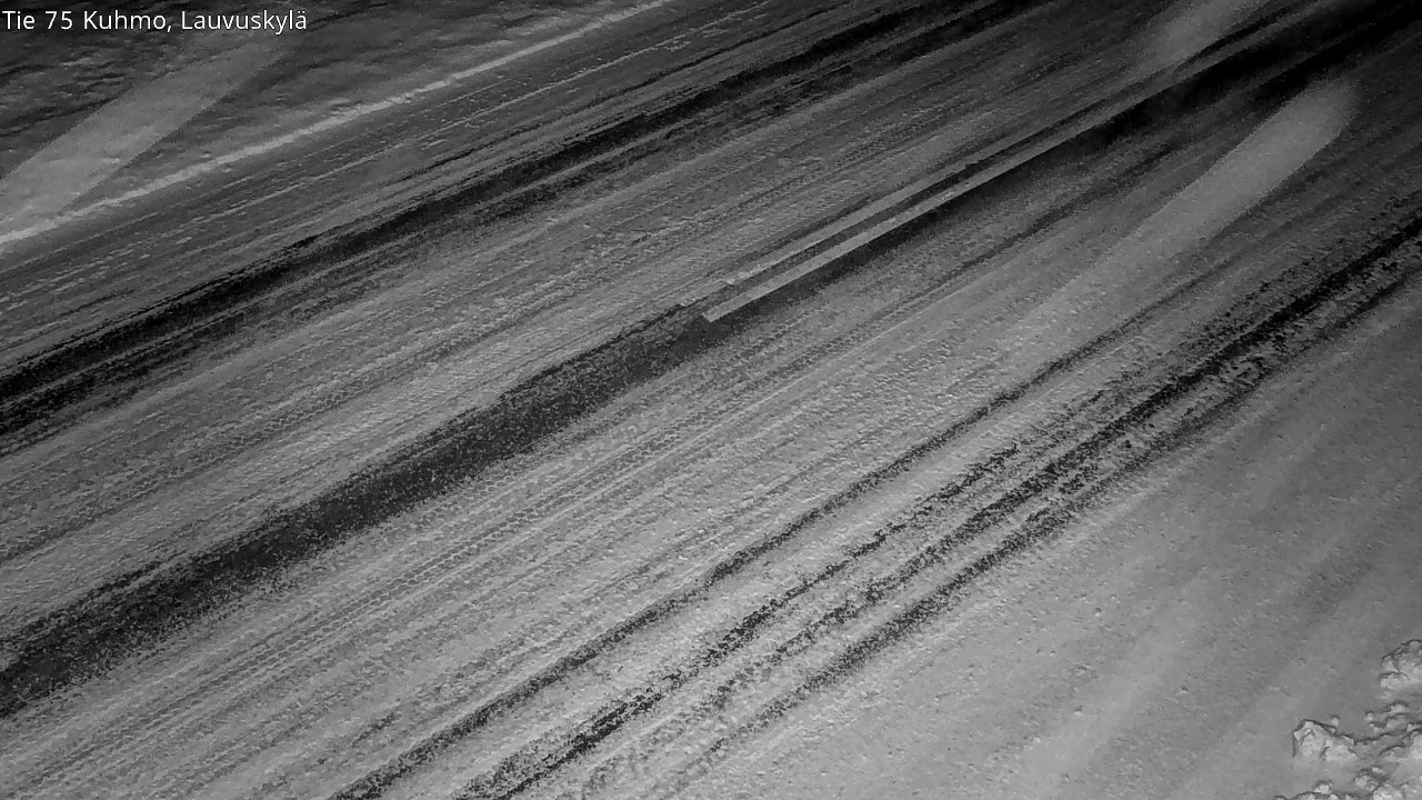 Weather Camera Image Väg 75 Kuhmo, Lauvuskylä, Kuhmo, Kainuu