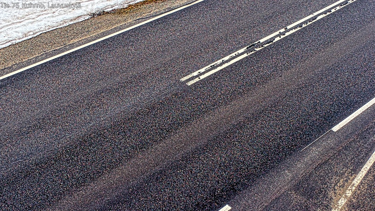 Weather Camera Image Road 75 Kuhmo, Lauvuskylä, Kuhmo, Kainuu