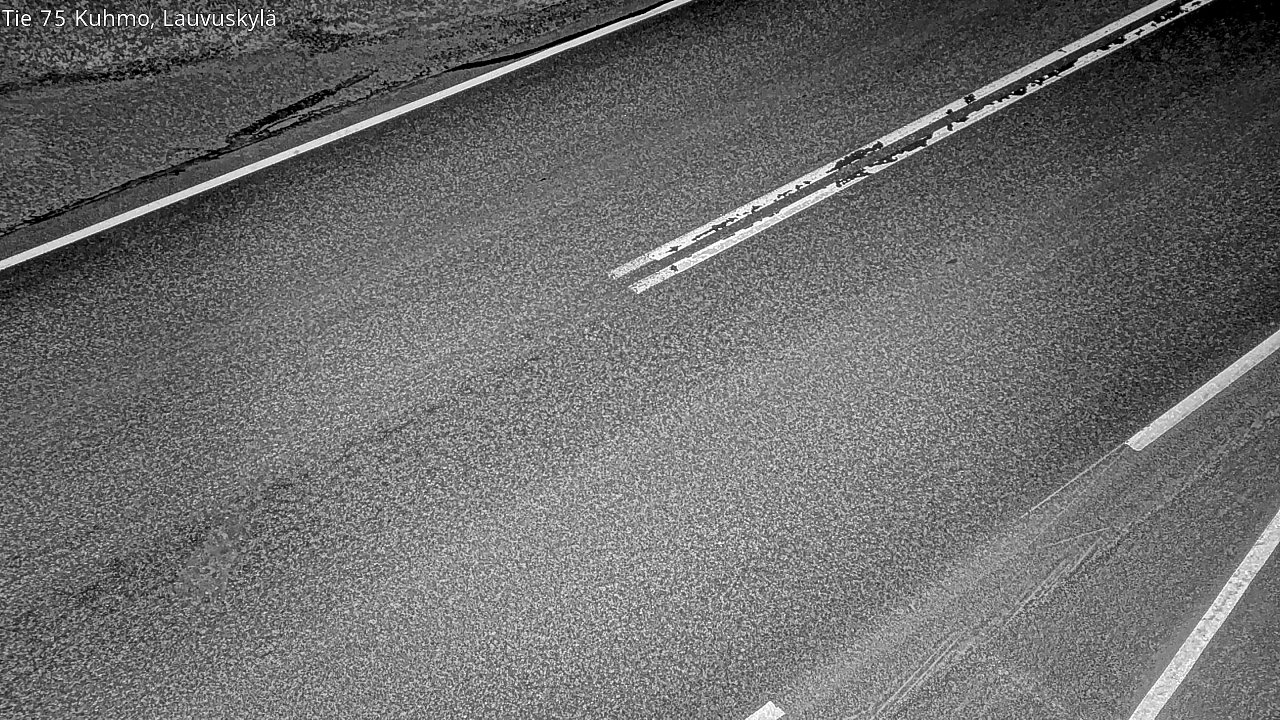 Weather Camera Image Väg 75 Kuhmo, Lauvuskylä, Kuhmo, Kainuu