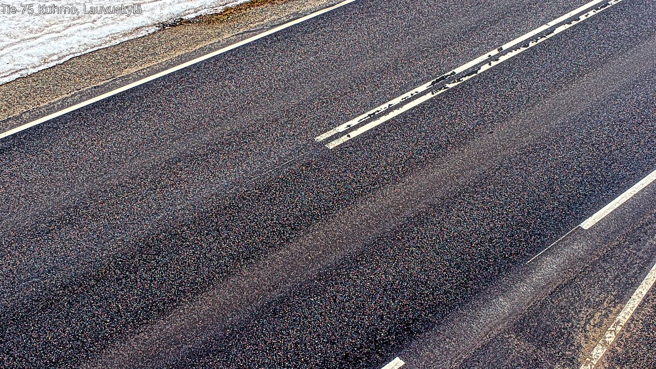 Weather Camera Image Road 75 Kuhmo, Lauvuskylä, Kuhmo, Kainuu