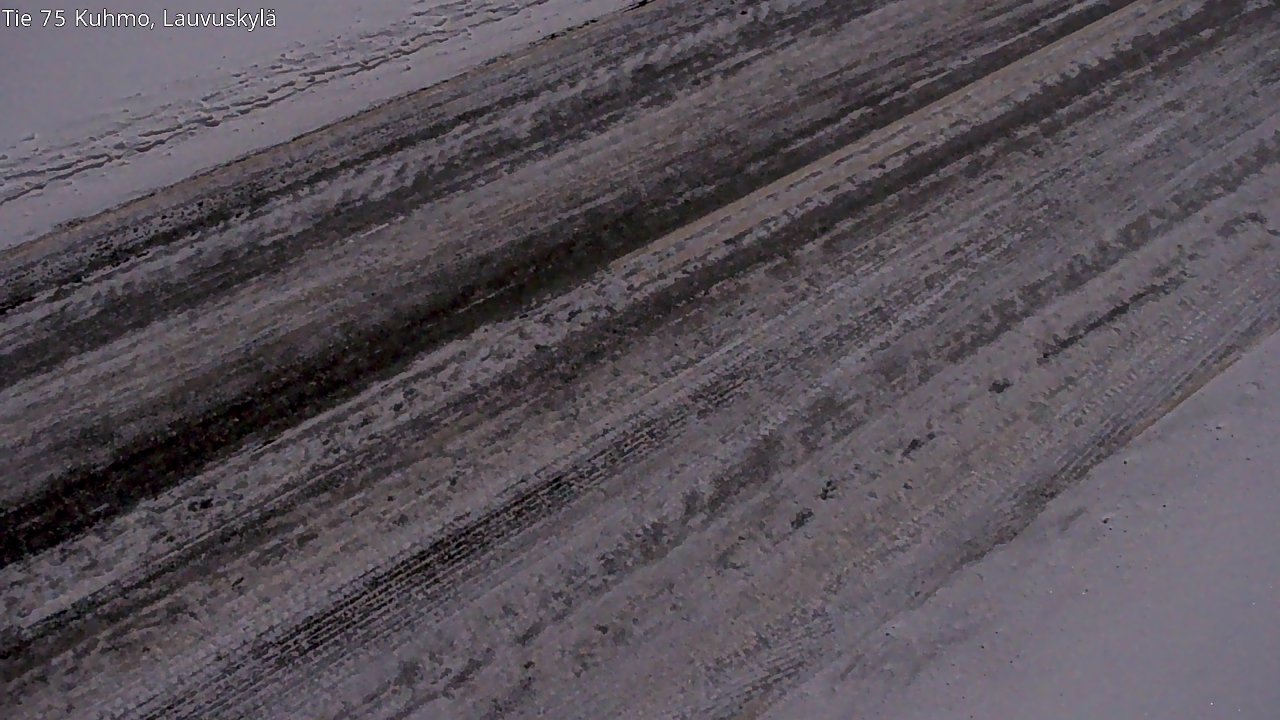 Weather Camera Image Road 75 Kuhmo, Lauvuskylä, Kuhmo, Kainuu