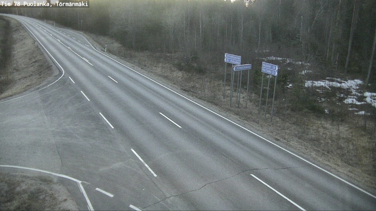 Kelikamerat Kuva Tie 78 Puolanka, Törmänmäki, Puolanka, Kainuu