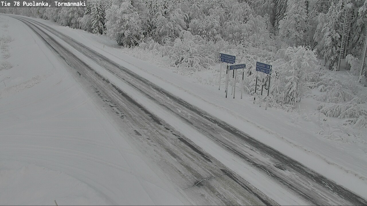Kelikamerat Kuva Tie 78 Puolanka, Törmänmäki, Puolanka, Kainuu