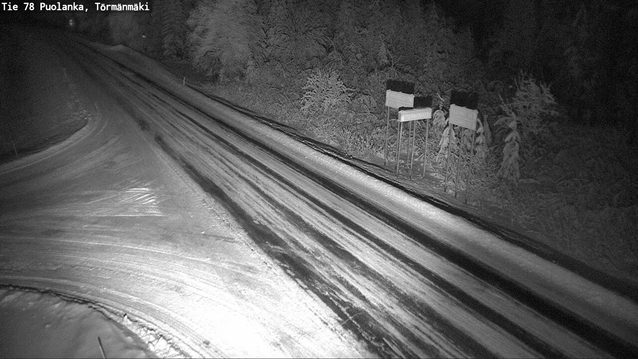 Weather Camera Image Väg 78 Puolango, Törmänmaki, Puolanka, Kainuu