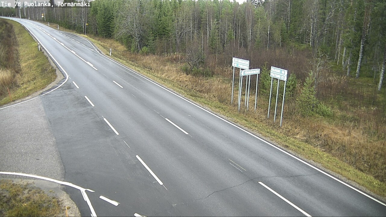 Kelikamerat Kuva Tie 78 Puolanka, Törmänmäki, Puolanka, Kainuu