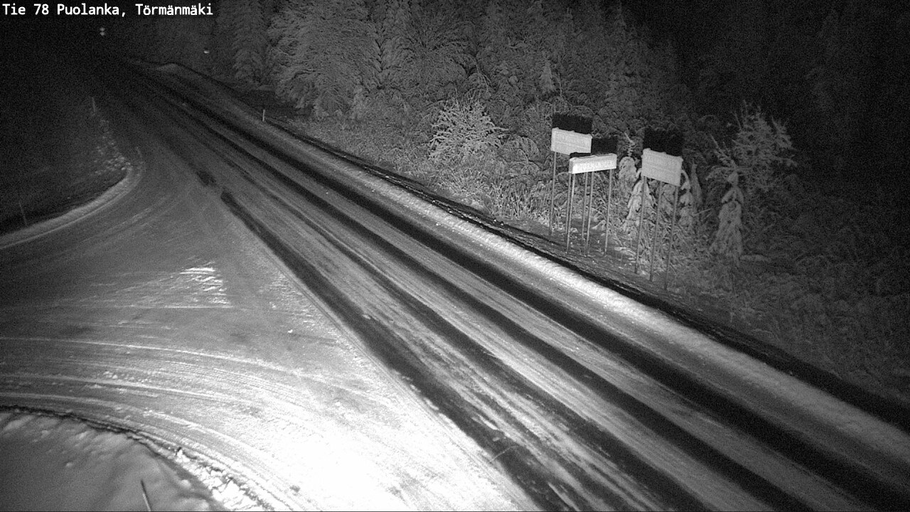 Weather Camera Image Väg 78 Puolango, Törmänmaki, Puolanka, Kainuu
