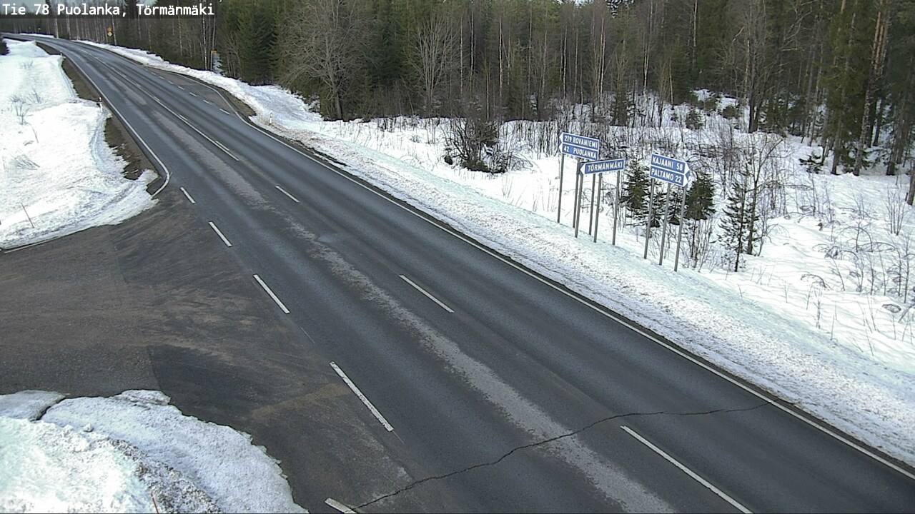 Kelikamerat Kuva Tie 78 Puolanka, Törmänmäki, Puolanka, Kainuu